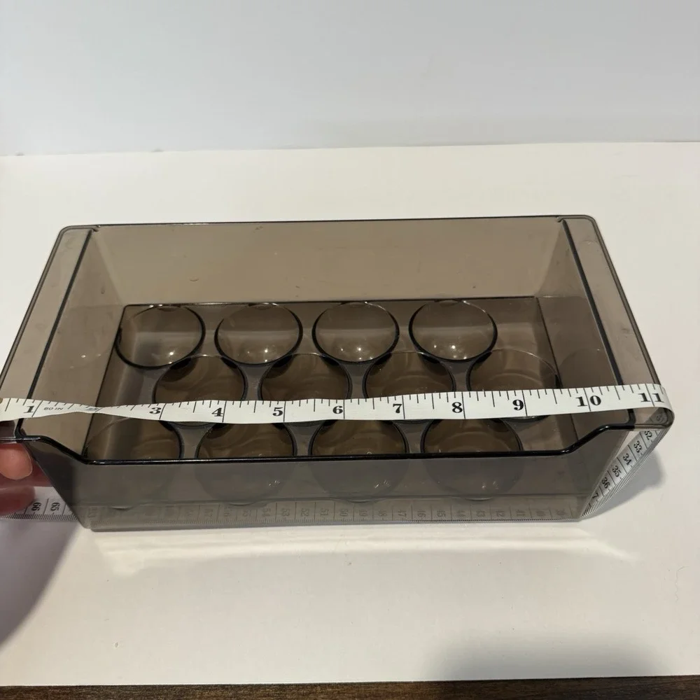 Vintage GE Refrigerator Egg Tray 12 Egg Storage Organizer Brown